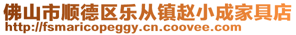 佛山市順德區樂從鎮趙小成家具店