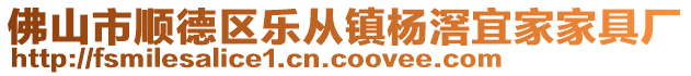 佛山市順德區(qū)樂(lè)從鎮(zhèn)楊滘宜家家具廠