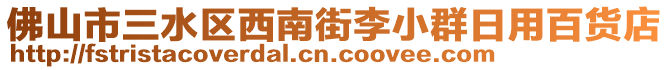 佛山市三水區(qū)西南街李小群日用百貨店