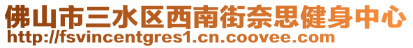 佛山市三水區(qū)西南街奈思健身中心