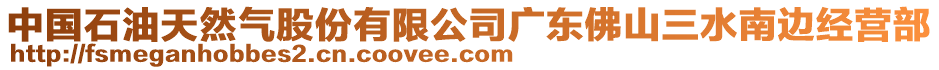 中國石油天然氣股份有限公司廣東佛山三水南邊經營部