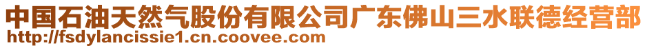 中國石油天然氣股份有限公司廣東佛山三水聯(lián)德經(jīng)營部