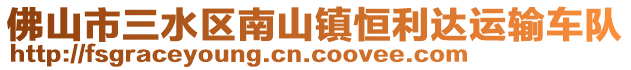 佛山市三水區南山鎮恒利達運輸車隊