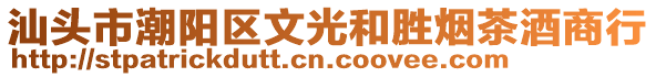 汕頭市潮陽區(qū)文光和勝煙茶酒商行