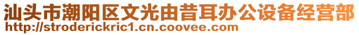 汕頭市潮陽區文光由昔耳辦公設備經營部