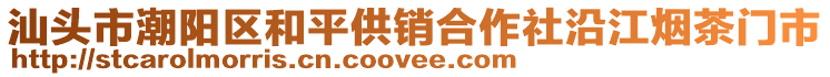 汕頭市潮陽區和平供銷合作社沿江煙茶門市