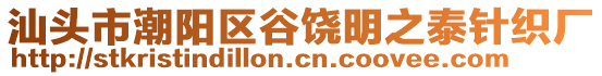 汕頭市潮陽區谷饒明之泰針織廠