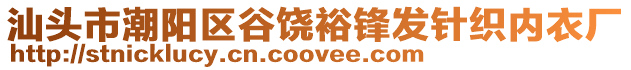 汕頭市潮陽區(qū)谷饒裕鋒發(fā)針織內(nèi)衣廠