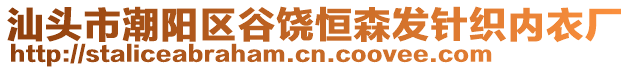 汕頭市潮陽(yáng)區(qū)谷饒恒森發(fā)針織內(nèi)衣廠