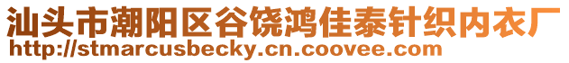 汕頭市潮陽區(qū)谷饒鴻佳泰針織內(nèi)衣廠