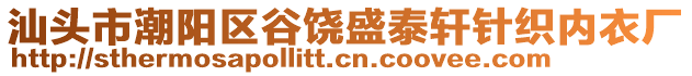 汕頭市潮陽區(qū)谷饒盛泰軒針織內(nèi)衣廠