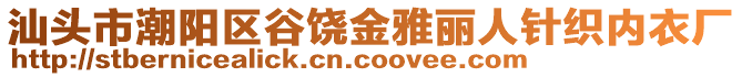 汕頭市潮陽區(qū)谷饒金雅麗人針織內(nèi)衣廠