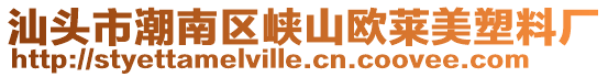 汕頭市潮南區(qū)峽山歐萊美塑料廠