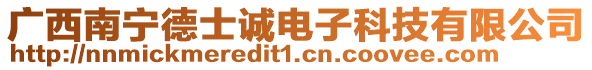 廣西南寧德士誠電子科技有限公司