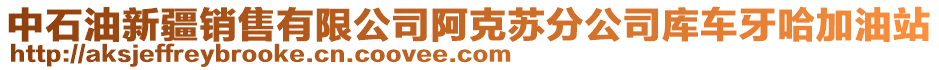 中石油新疆銷售有限公司阿克蘇分公司庫(kù)車牙哈加油站