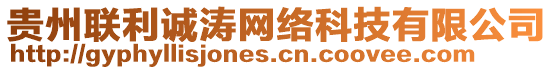 貴州聯(lián)利誠(chéng)濤網(wǎng)絡(luò)科技有限公司