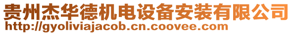 貴州杰華德機(jī)電設(shè)備安裝有限公司