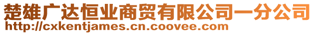 楚雄廣達(dá)恒業(yè)商貿(mào)有限公司一分公司