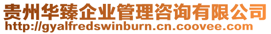 貴州華臻企業(yè)管理咨詢有限公司