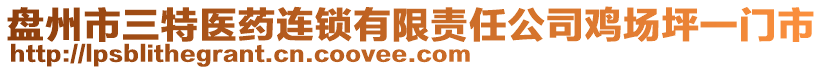 盤州市三特醫(yī)藥連鎖有限責任公司雞場坪一門市