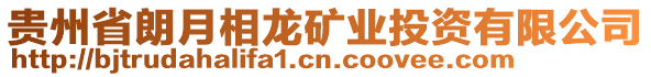 貴州省朗月相龍礦業(yè)投資有限公司