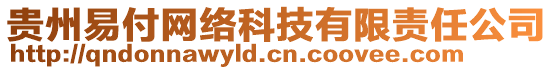 貴州易付網(wǎng)絡(luò)科技有限責任公司