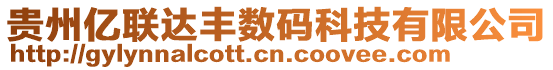 貴州億聯(lián)達豐數(shù)碼科技有限公司