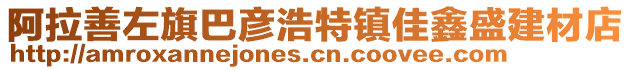 阿拉善左旗巴彥浩特鎮(zhèn)佳鑫盛建材店