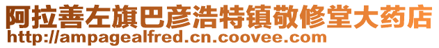 阿拉善左旗巴彥浩特鎮(zhèn)敬修堂大藥店