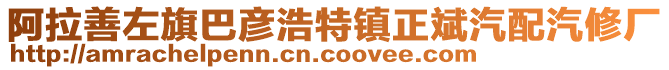 阿拉善左旗巴彥浩特鎮(zhèn)正斌汽配汽修廠