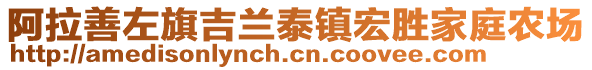 阿拉善左旗吉蘭泰鎮(zhèn)宏勝家庭農(nóng)場