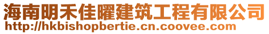 海南明禾佳曜建筑工程有限公司