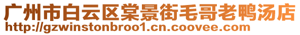 廣州市白云區(qū)棠景街毛哥老鴨湯店