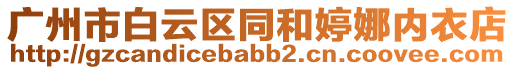 廣州市白云區同和婷娜內衣店