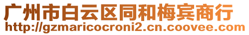 廣州市白云區(qū)同和梅賓商行