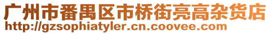 廣州市番禺區(qū)市橋街亮高雜貨店