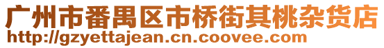 廣州市番禺區(qū)市橋街其桃雜貨店