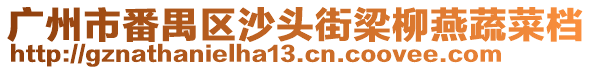 廣州市番禺區沙頭街梁柳燕蔬菜檔