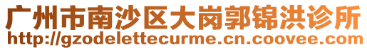 廣州市南沙區大崗郭錦洪診所