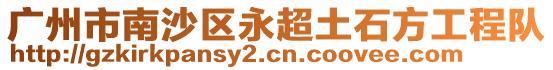 廣州市南沙區(qū)永超土石方工程隊(duì)