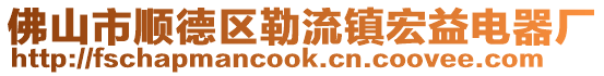 佛山市順德區(qū)勒流鎮(zhèn)宏益電器廠