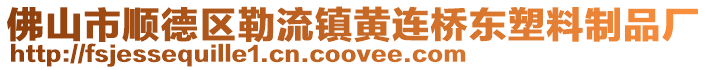 佛山市順德區勒流鎮黃連橋東塑料制品廠
