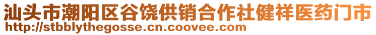 汕頭市潮陽區(qū)谷饒供銷合作社健祥醫(yī)藥門市