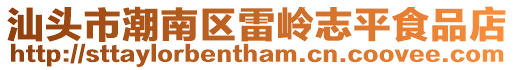 汕頭市潮南區(qū)雷嶺志平食品店