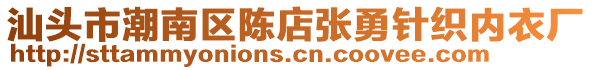汕頭市潮南區陳店張勇針織內衣廠