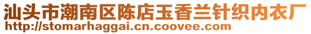 汕頭市潮南區(qū)陳店玉香蘭針織內(nèi)衣廠