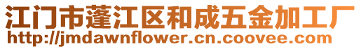 江門市蓬江區(qū)和成五金加工廠