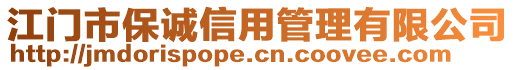 江門市保誠信用管理有限公司