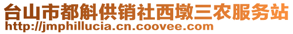 臺(tái)山市都斛供銷社西墩三農(nóng)服務(wù)站