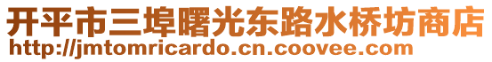 開平市三埠曙光東路水橋坊商店